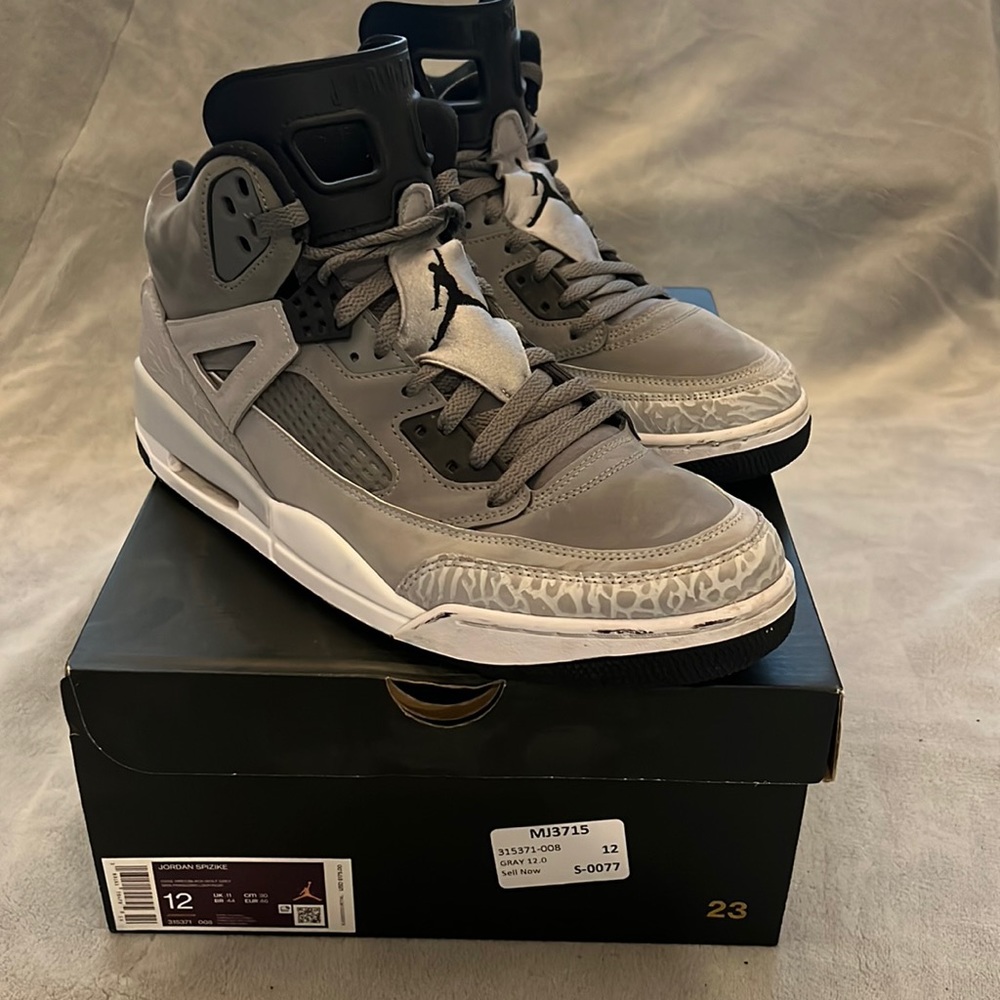 COPY - Jordan Spizike Cool Grey/Black-Wolf Grey